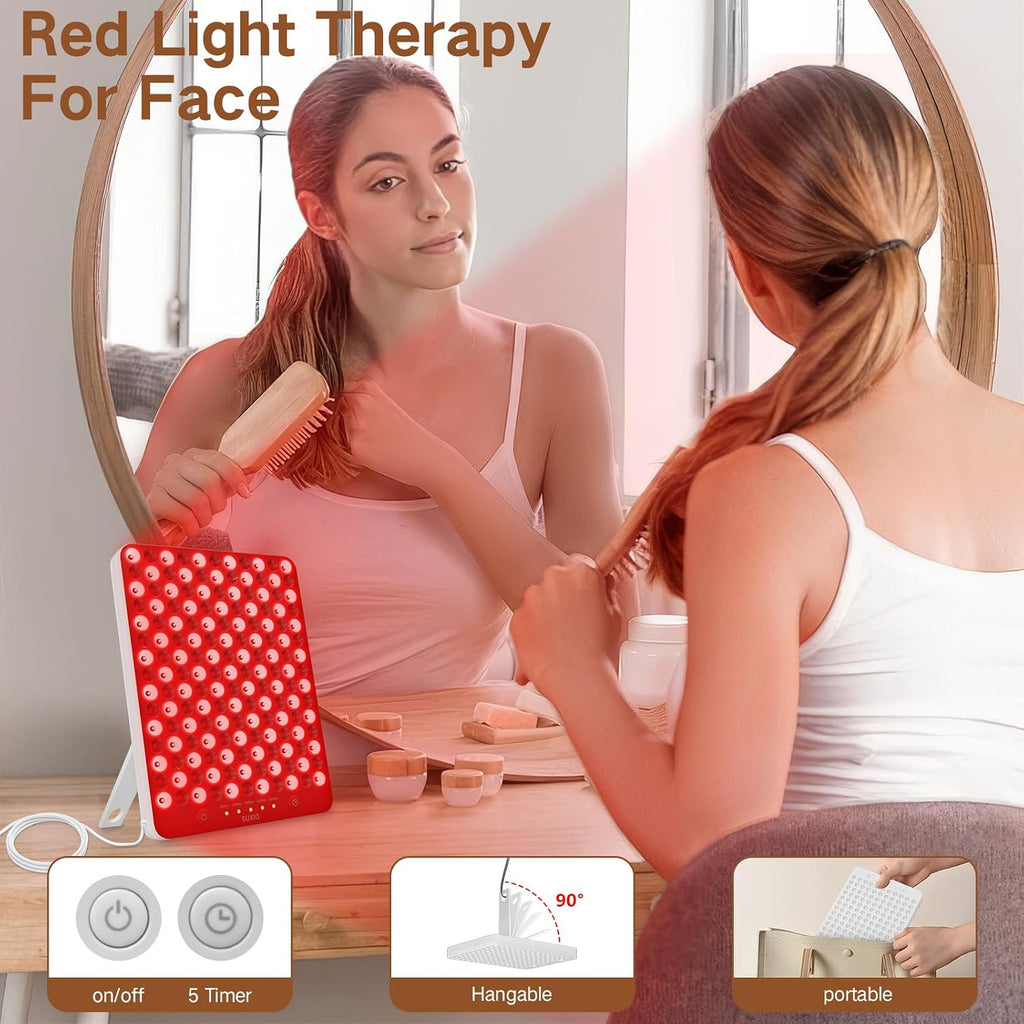 Rosé Light panel in use on the face